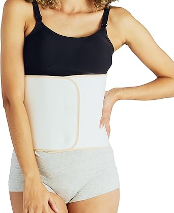 Belly Bandit Viscose From Bamboo Belly Wrap - Our Softest Postpartum Belly Wrap Covered in Bamboo Viscose for Comfy & Gentle Coverage on C-Section, Natural, Small