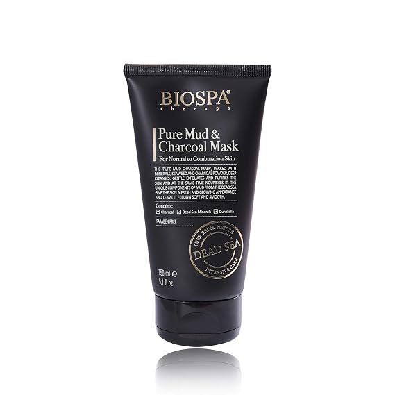 Bio Spa Dead Sea Intensive Care Therapy Pure Mud & Charcoal Mask (normal to combination skin) 5.1 Oz / 150 ml