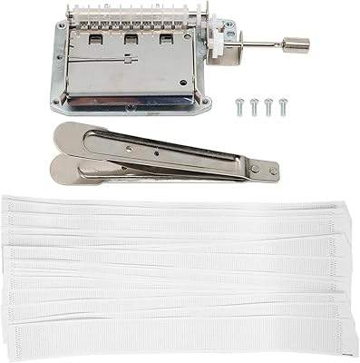 30 Note Music Box Movement, Hand Crank Musical Box DIY Kit, Zinc y Mechanical Music with 20 Strip Tapes and Puncher, for Birthday s and Enenment