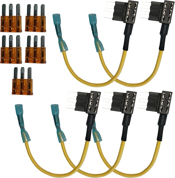 Precision Upfit Micro3 ATM Add-A-Circuit Fuse Tap - Holder Link for Automotive Applications - Easy Installation for Adding Circuits, Compatible with Car and Truck Fuse Boxes | 5-Amp Included