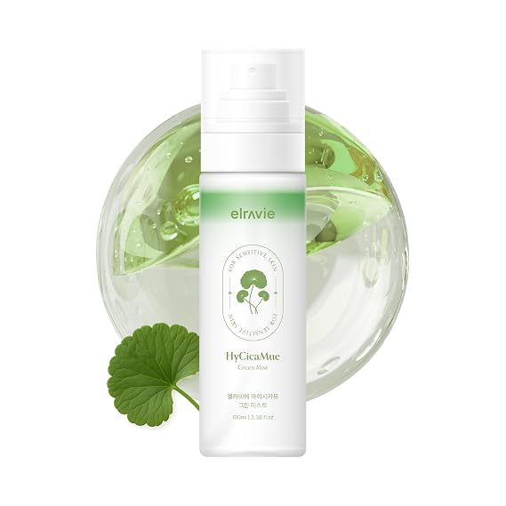 HyCicaMue Green Face Mist | Calming Spray | 3.38 oz (100ml)
