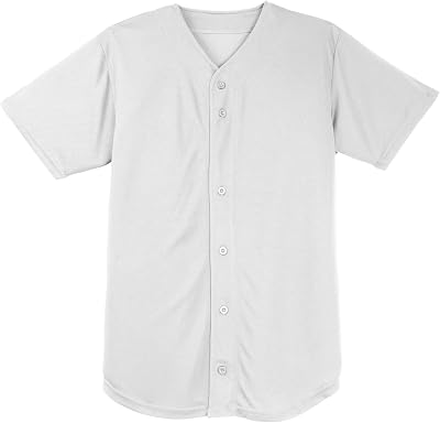 SPORT-TEK Mens PosiCharge Tough Mesh Full Button Jersey