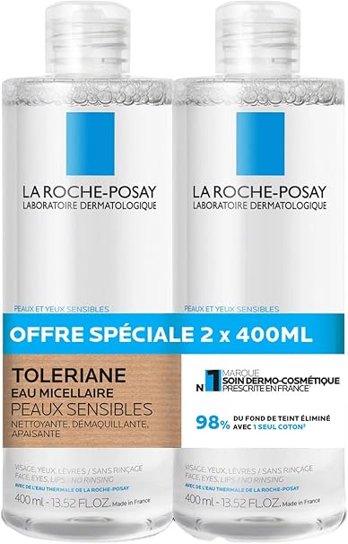 La Roche-Posay Toleriane Micellar Water Sensitive Skin 2x400ml