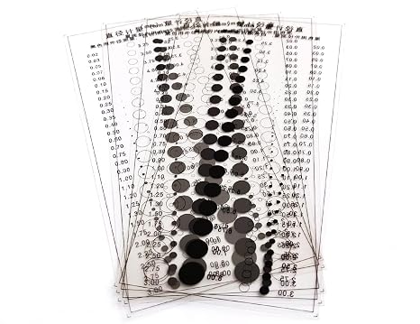 ORBITRANSIT Size Estimation Chart SEC Defects Diameter Flaws Size Stain Area (10)