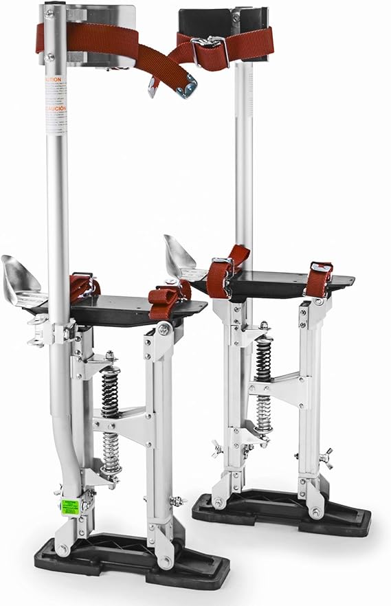 Pro 18" - 30" Drywall Stilts - Silver