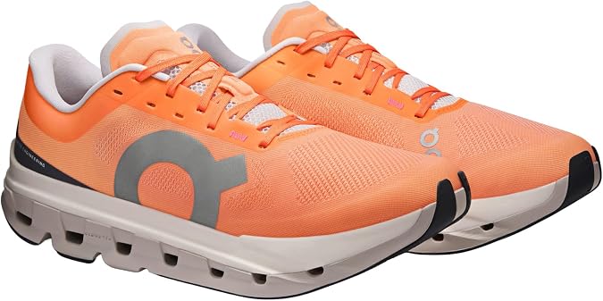 ON Cloudflow 5 Tangerine Running Shoes, Men's