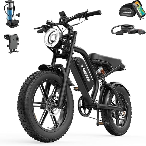 HiKeep Electric Bike for Adults, Safety Tested to UL 2849
