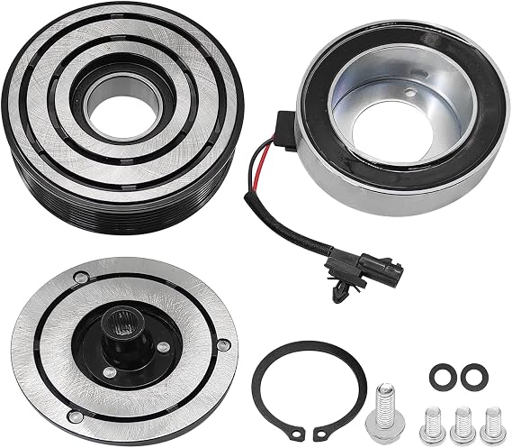 Saihisday AC Compressor Clutch Replacement Compressor Clutch Coil Assembly Kit Compatible with Nissan Maxima Nissan Murano Nissan Quest Nissan Pathfinder 3.5L