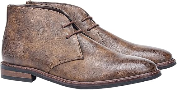 Mens Boots Men Boots Boots Comfortable Leather Boots For Men(Brown,7.5 UK)