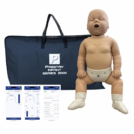 PRESTAN CPR Training Manikin Series 2000, Single Infant, Medium Tone
