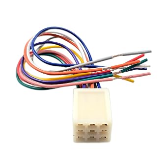 9 Pin Radio Wire Harness Male Fit for Kubota Tractor RTV RTV-1100 RTX-1100C RTX 1100 B2650 CD Player Dash Stereo