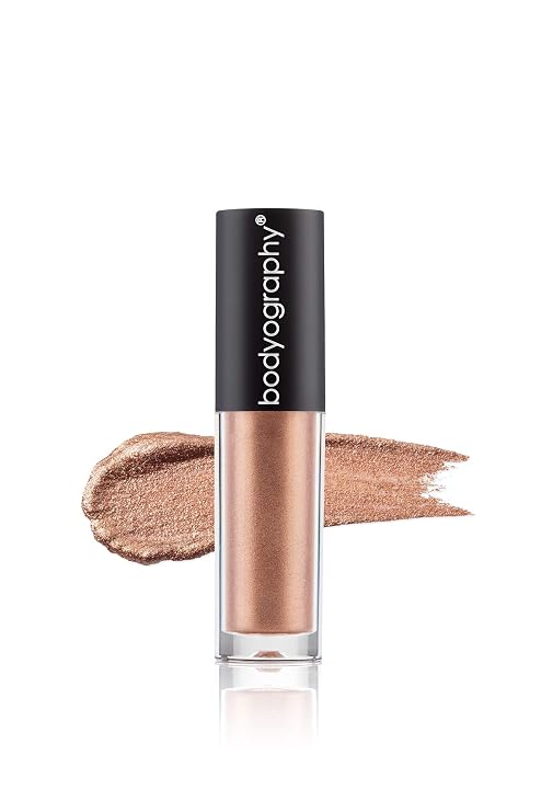 Bodyography Crystal Glide Liquid Eyeshadow - Citrine (Bright Gold)| Weightless, Long-Lasting Liquid Chrome Eye Color | Buildable, Crease-Proof and the color is: Citrine - Bright Gold
