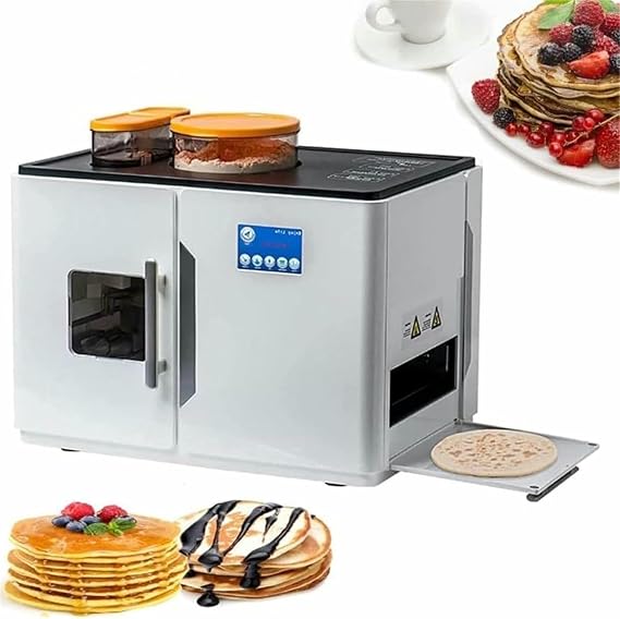 Automatic Roti Maker, Fully Automatic Roti Maker, Electric Chapatti Tortilla Pancake Flat Bread Pita Maker