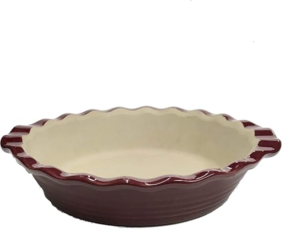 Pampered Chef Stoneware Deep Dish Pie Plate