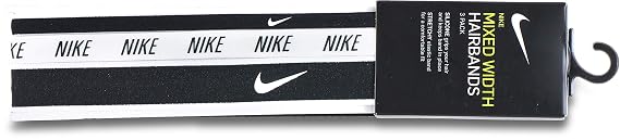 Nike Men's Hoofdband Headband, 930 Black/White, One Size EU
