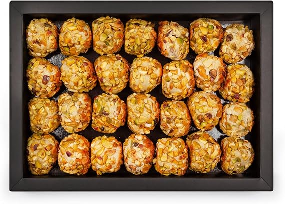 Baklava Box Maamoul Dates Pistachio (850g) - Authentic Middle Eastern Cookies | Soft, Nutty, and Flavorful | Perfect for Gifting, Celebrations, or Everyday Enjoyment | Traditional Delight!