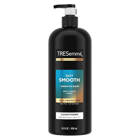 TRESemme Silky & Smooth Anti-Frizz Conditioner for Frizzy Hair Formulated With Pro Style Technology 28 Fl Oz