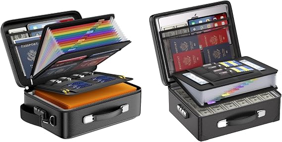 DocSafe 6400F Fireproof Document Box Set with Lock