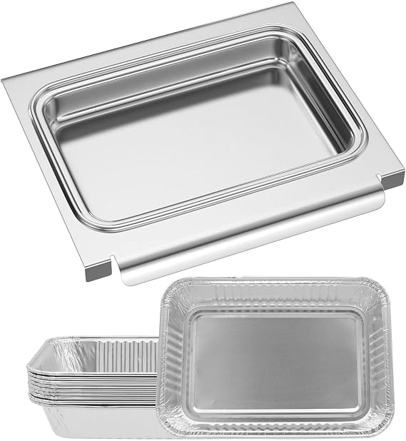 67047 Catch Pan Holder with Drip Pans for Weber Spirit 200/300 Series