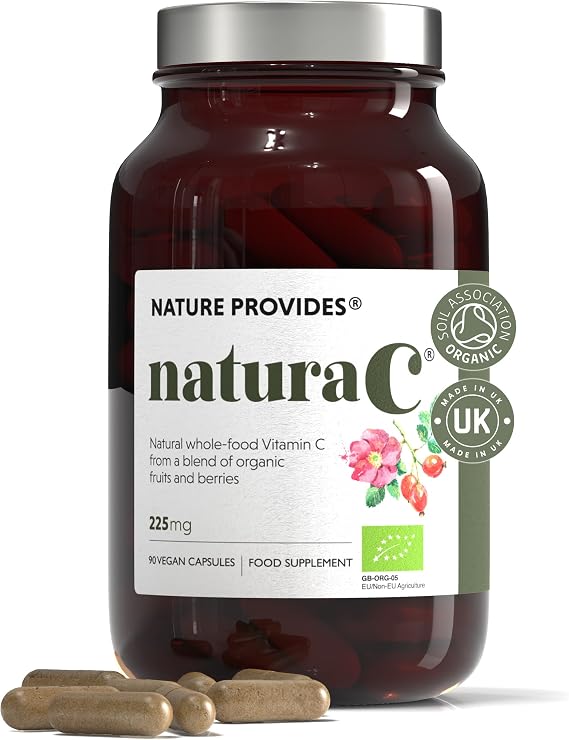 Nature Provides naturaC Organic Vitamin C 225mg Whole-Food - 90 Capsules