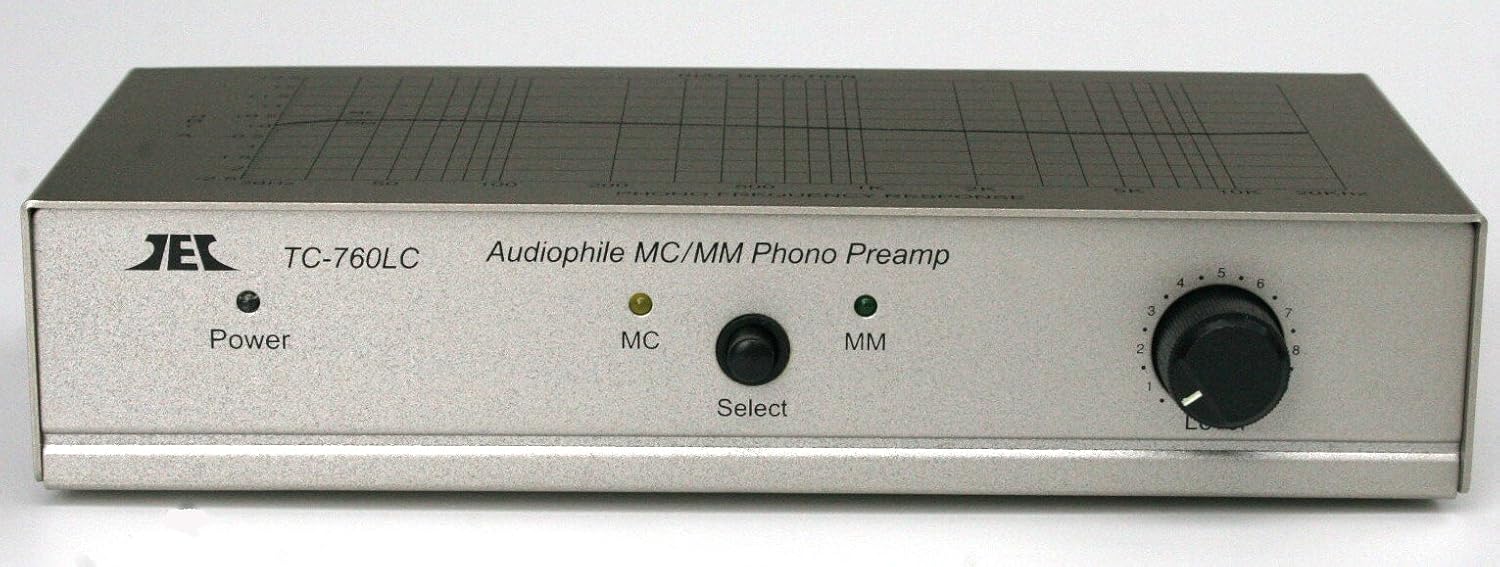 TEC TC-760LC Silver Moving MagnetMoving Coil Phono Preamp wLevel Control
