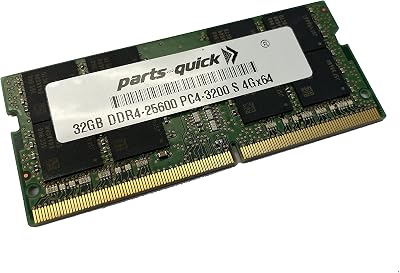 32GB Memory for Dynabook Satellite Pro C50-J Series Compatible DDR4 3200MHz SODIMM RAM