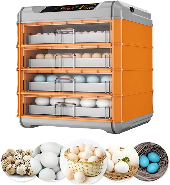 Egg Incubator, Automatic Incubator Brooding Machine Chicken Incubator Home Incubator Controller Farm Egg Incubator,256Eggs