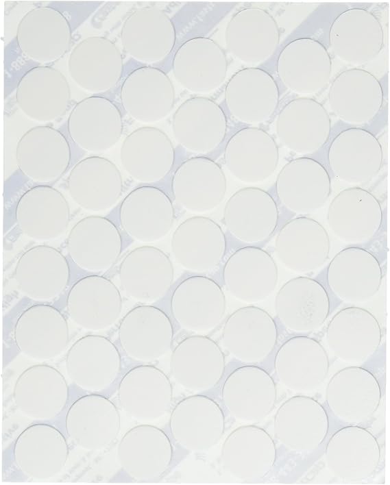 Fastcap Adhesive Cover Caps PVC, White
