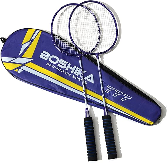 2 Piece Badminton Set Carbon Professional Badminton Racket Lightweight Badminton Racket Shuttlecock Set Suitable for Beginners Set with Carry Bag