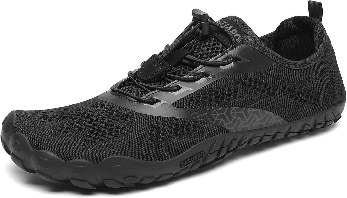 SAGUARO Men's Barefoot Shoes Women's Wide Toe Box Minimalist Sneakers Zero Drop Trail Running Shoe