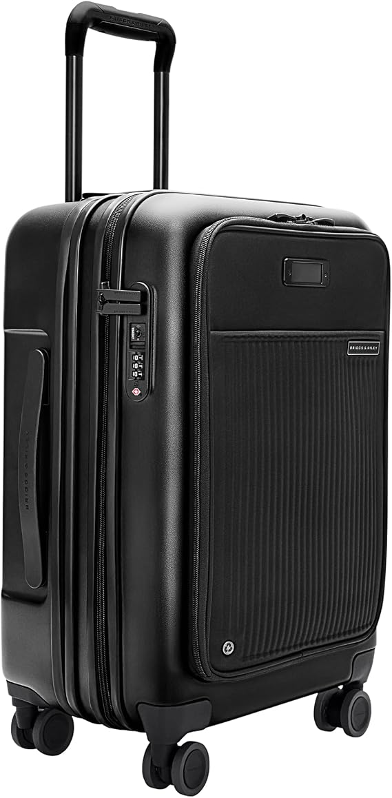 Briggs & Riley Sympatico Essential 22 Inch Carry-On Front Pocket, Black