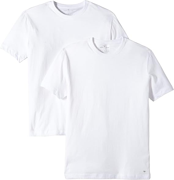 Tom Tailor Double Crew-Neck T-Shirt White in M