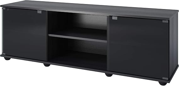 Sonax E-0062-BF Fiji 60-Inch TV Component Bench, Ravenwood Black