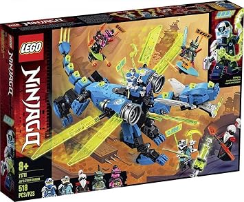 LEGO NINJAGO Jays Cyber Dragon 71711 Ninja Action Toy Building Kit 518 Pieces