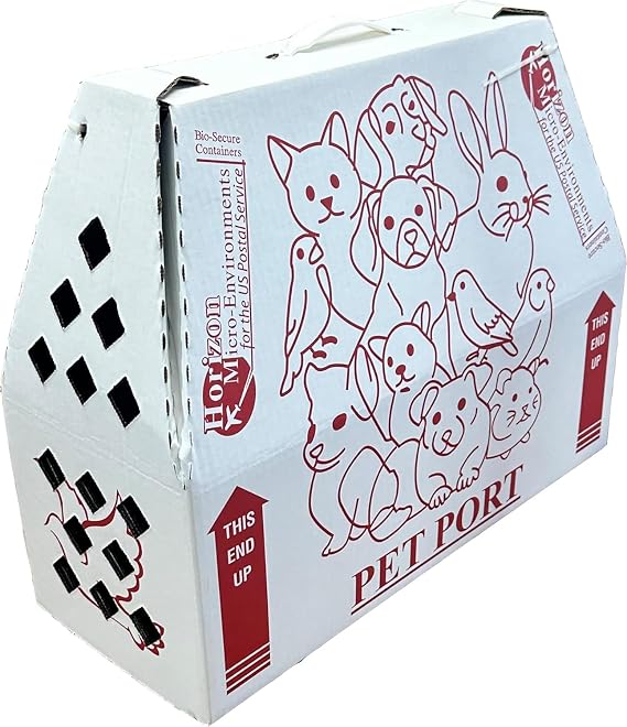 Sturdy & Reusable Cardboard Pet Port Carrier (One Size, 2, Count)