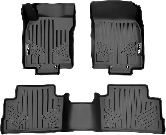MAXLINER Custom Fit Floor Mats 2 Row Liner Set Compatible with 2017-2022 Nissan Rogue Sport