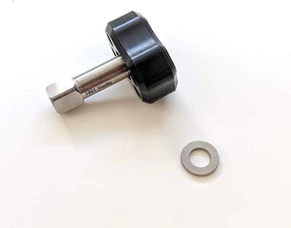 H&H Titanium Lower Stop Disc for Brompton in Silver