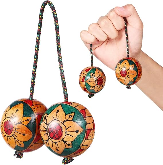 Toyvian Kashaka Instrument, African Rhythm Shaker Percussion Tool