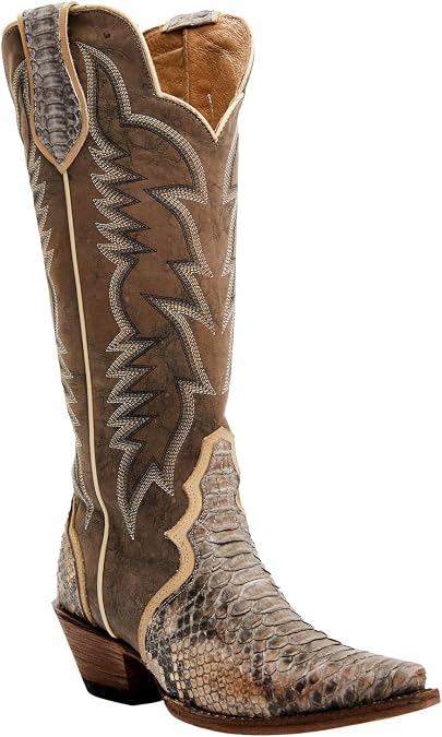 Idyllwind Women's Women'S Triad Exotic Python Western Boot Snip Toe - Beiwsp22l3