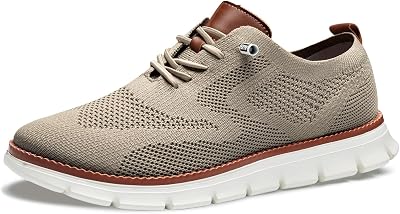 Wearbreeze Shoes for Men,Business Casual Shoes Mens,Comfortable Urban Dress Shoe for Men,Oxfords Mesh Sneakers,Breathable Upper Footwear,Lace-Up Lightweight Tennis Walking Shoe