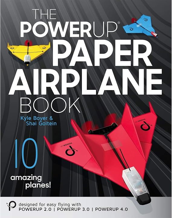 POWERUP Paper Airplane Book Ultimate Guide Manual For 2.0 4.0 Motor Plane