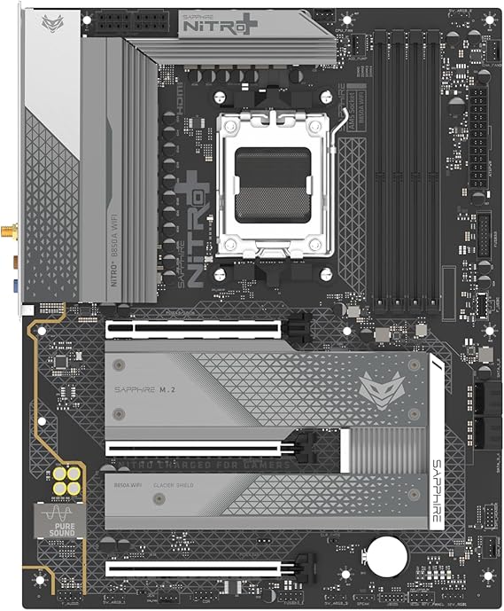 Sapphire Anakart Amd Am5 Atx Nitro+ B850a Wifi7 52123-03-40g