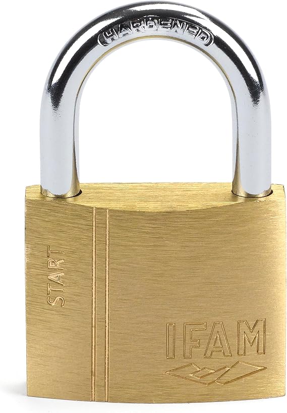 Ifam Candado SR25 Start Padlock, Gold