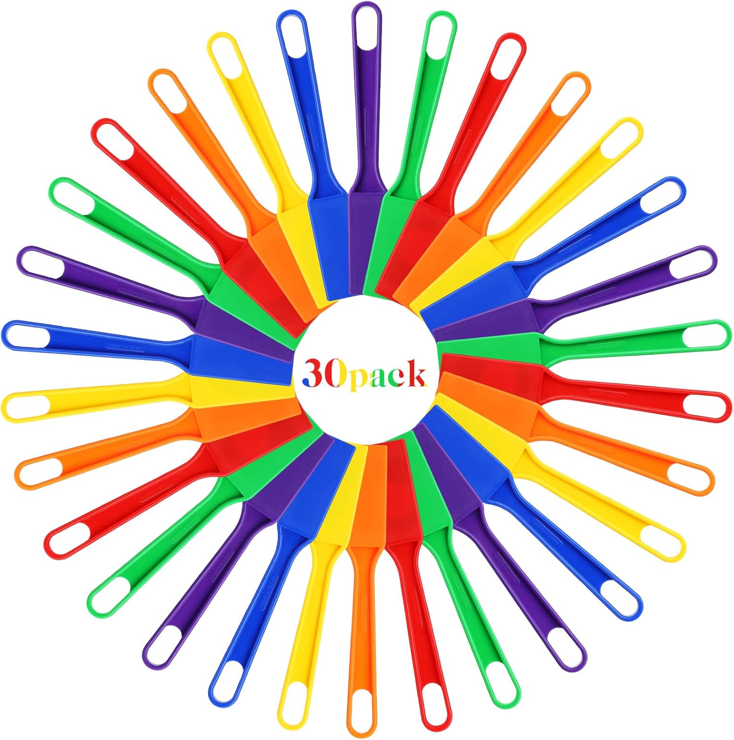 Jerify Set of 30 Magnetic Wands Magnetic Bingo Wands for Science Exploration, Observation Skills, Teaching Tool, Preschool Learning Toys, Homeschool Supplies, 6 Assorted Colors