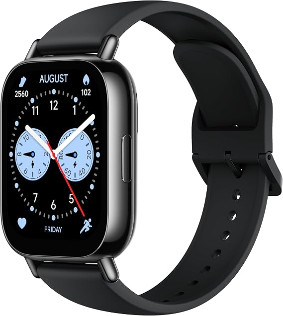 Xiaomi Redmi Watch 5 Lite Black Akıllı Saat, 1.96 İnç AMOLED Ekran, Dahili GPS, Bluetooth ile Arama, Siyah