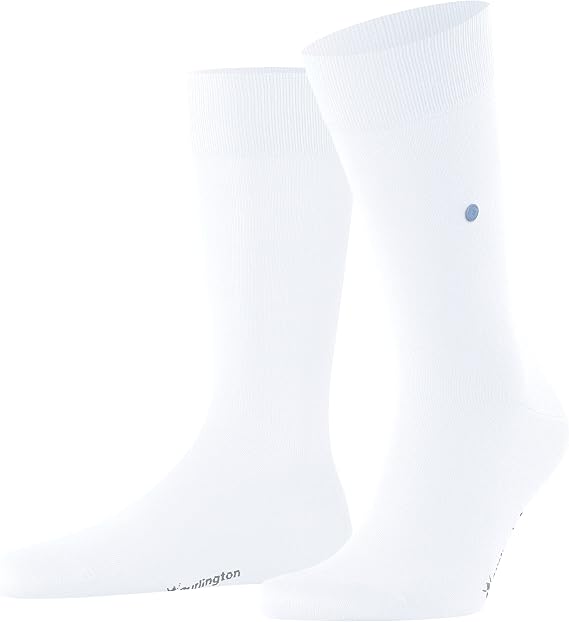 Burlington Men's Lord M So Socks, White (White 2000), 6.5-11