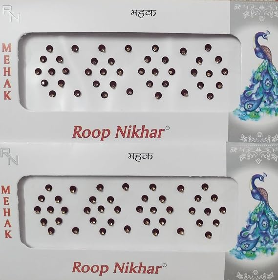 SANKALP CREATION Small Size Fancy Maroon Colour Bindi