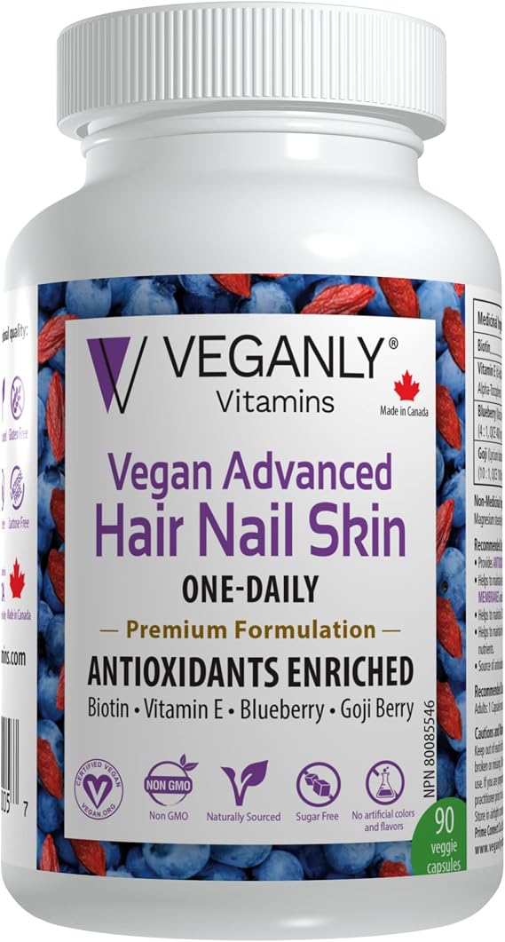 Vegan Advanced Hair Nail Skin One-Daily, 90 Vegan Capsules
