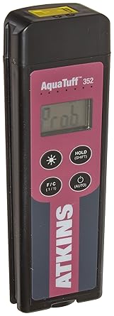 Cooper-Atkins 35200-K AquaTuff Waterproof Thermocouple Instrument with Hold and Backlit LCD, K Type,100 to 999 Degrees F Temperature Range