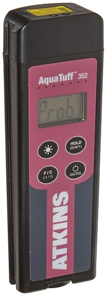 Cooper-Atkins 35200-K AquaTuff Waterproof Thermocouple Instrument with Hold and Backlit LCD, K Type,100 to 999 Degrees F Temperature Range